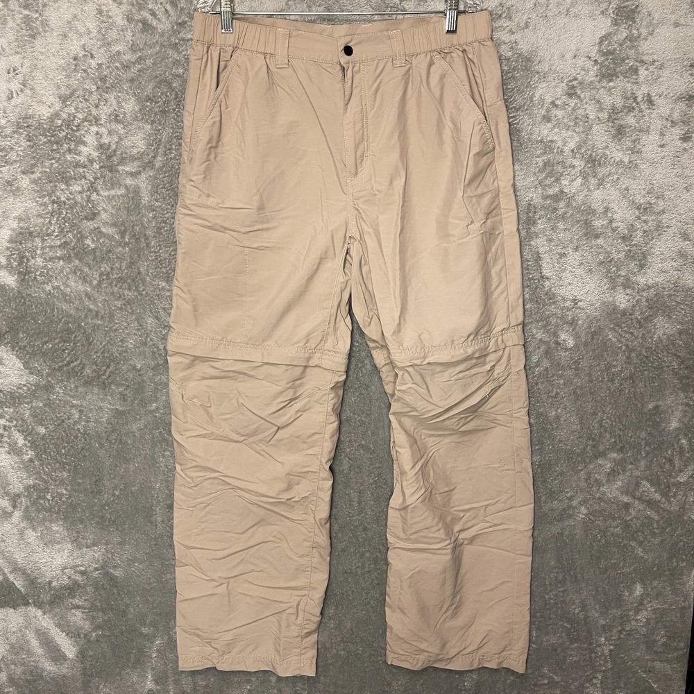 Koppen Men Outdoor Nylon Blend Convertible Hiking Straight Flex Waist Pant Lx32